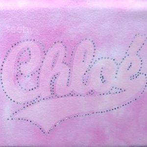 Vintage See By Chloe’ Pink Rhinestone Logo Top 8